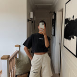 Cropped Oversized T-Shirt