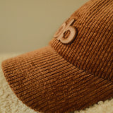 Corduroy Logo Baseball Cap