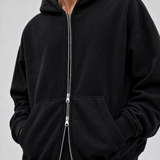 The Ultra Heavy Reversible Oversized Zipped Hoodie